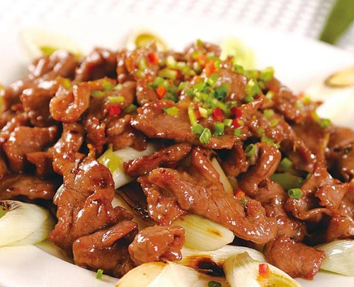 爆炒肉片